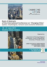 Book of Abstracts of the International Conference on Changing Cities